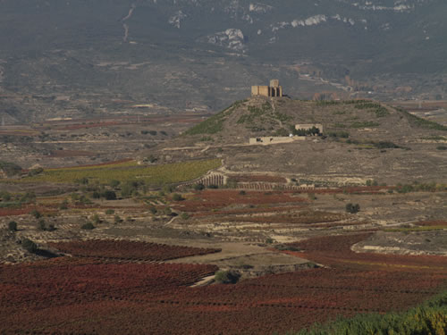 Paisaje y castillo al fondo