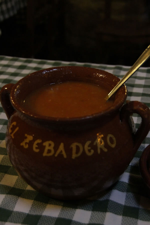 Patatas machicadas en El Zebadero