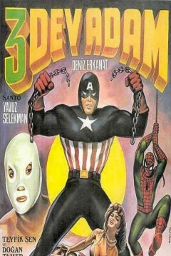 Poster Capit�n Am�rica y Santo contra Spiderman