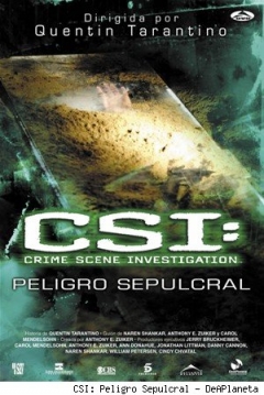 Poster CSI Las Vegas: Peligro Sepulcral