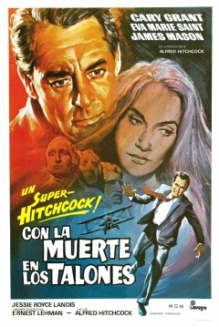 Poster Con la Muerte en los Talones