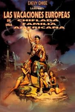 Poster Las Vacaciones Europeas de Una Chiflada Familia Americana
