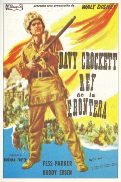 Poster Davy Crockett, Rey de la Frontera