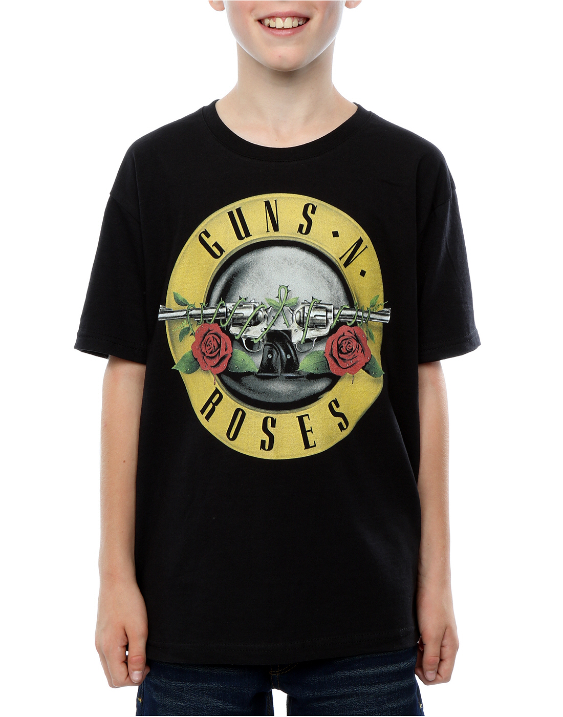 Guns N Roses Boys Bullet Logo T-Shirt