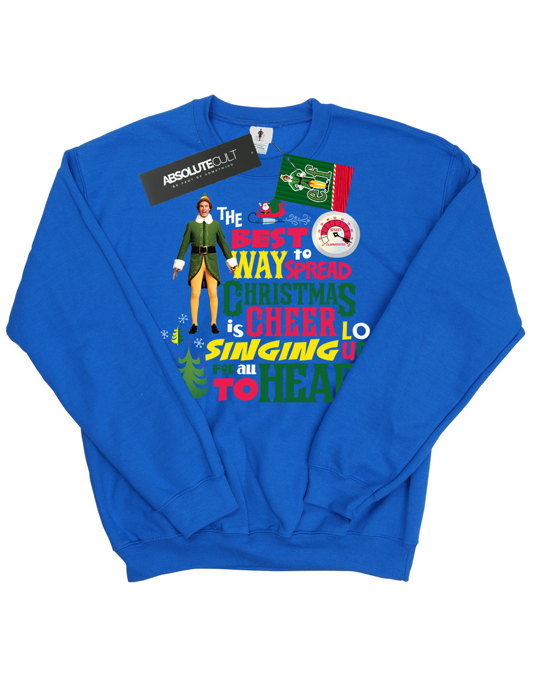 Elf Chicas Navidad alegría Sudadera