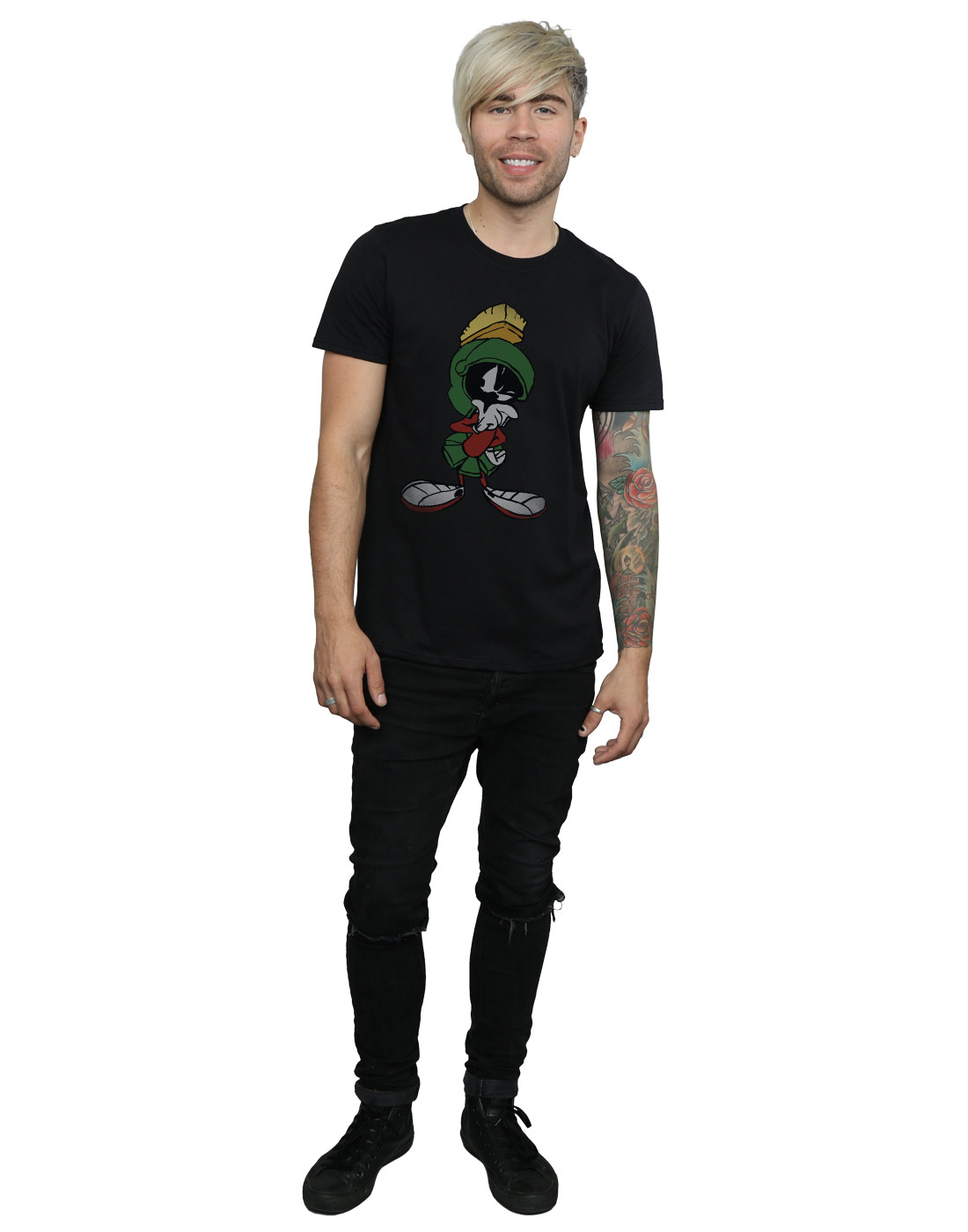 Looney Tunes Men/'s Marvin The Martian Pose T-Shirt