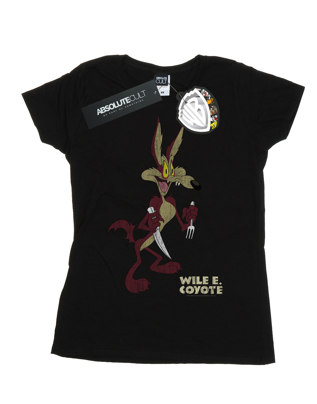 LOONEY TUNES femme Wile E Coyote effet vieilli T-Shirt