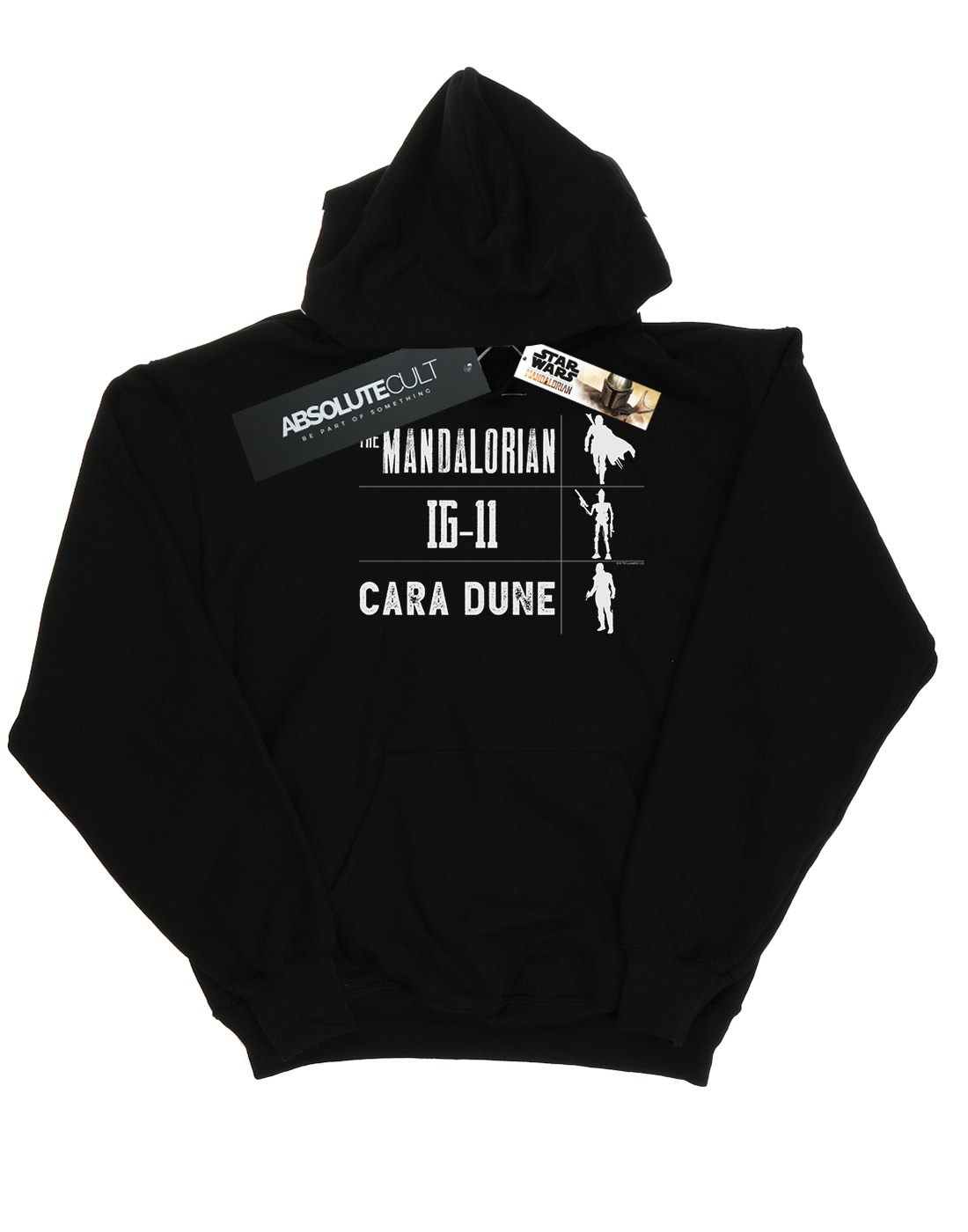 Star Wars Boys The Mandalorian Warrior Silhouettes Hoodie