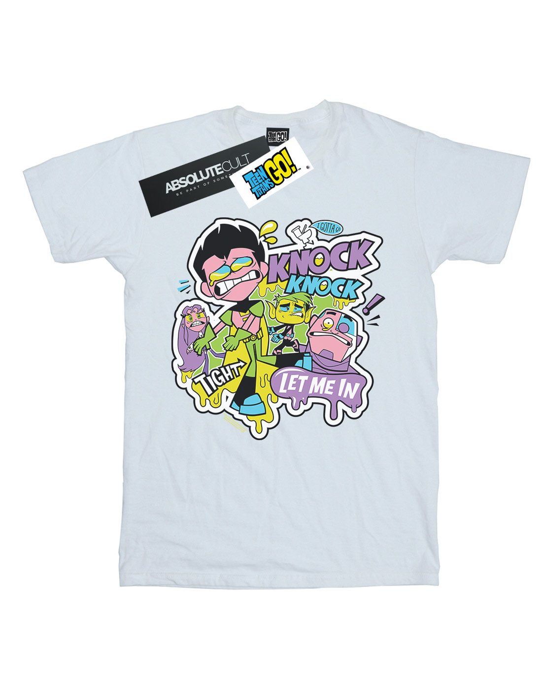 DC Comics Boys Teen Titans Go Knock Knock T-Shirt