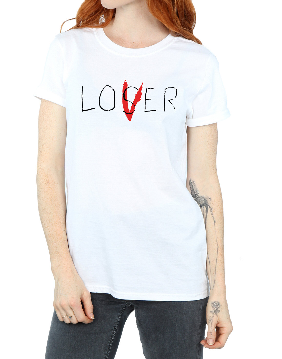 It Donna Loser Lover Boyfriend T-Shirt Fit