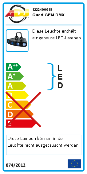 Quad GEM DMX - Product Archive Light - Lights - Products - ADJ
