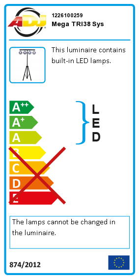 Mega TRI38 Sys - Product Archive Light - Lights - Products - ADJ
