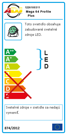 Mega 64 Profile Plus - LED PAR - Lighting - Lights - Products - ADJ