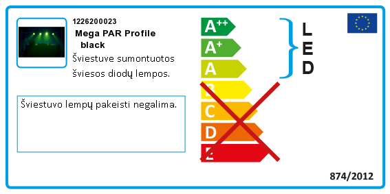 Mega PAR Profile black - Product Archive Light - Lights - Products - ADJ