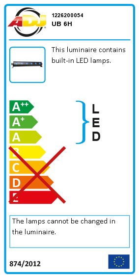 UB 6H - LED BAR - Lighting - Lights - Products - ADJ Group