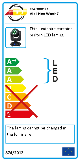 Vizi Hex Wash7 - WiFly - Wireless DMX - Lights - Products - ADJ Group