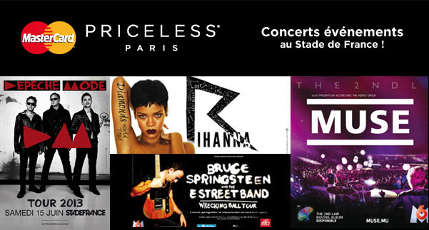 Concerts &eacute;v&egrave;nements au Stade de France
