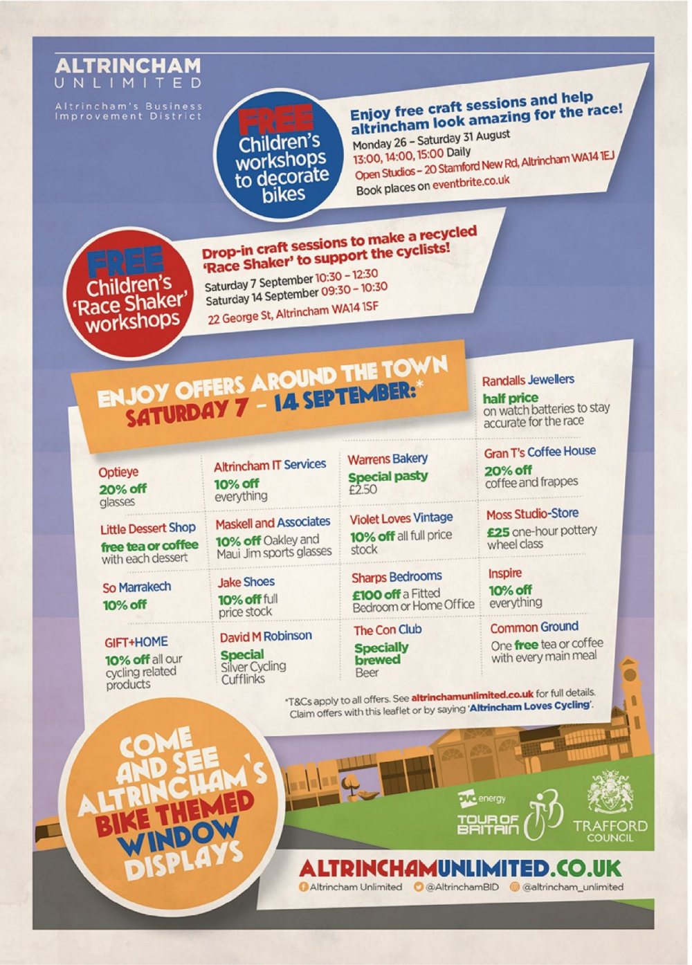 What’s On when the OVO Energy Tour of Britain comes to Altrincham