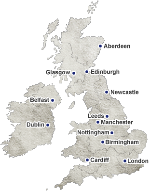 Map of the UK
