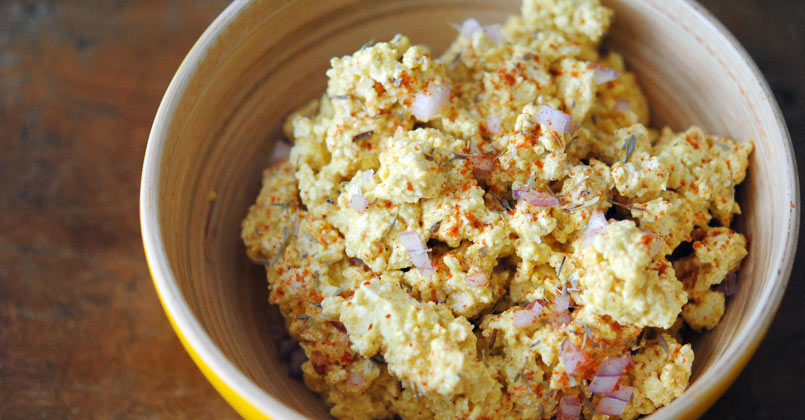 Oeufs Brouillés vegan