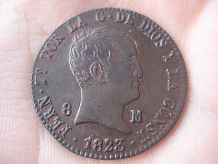 8 maravedís 1822