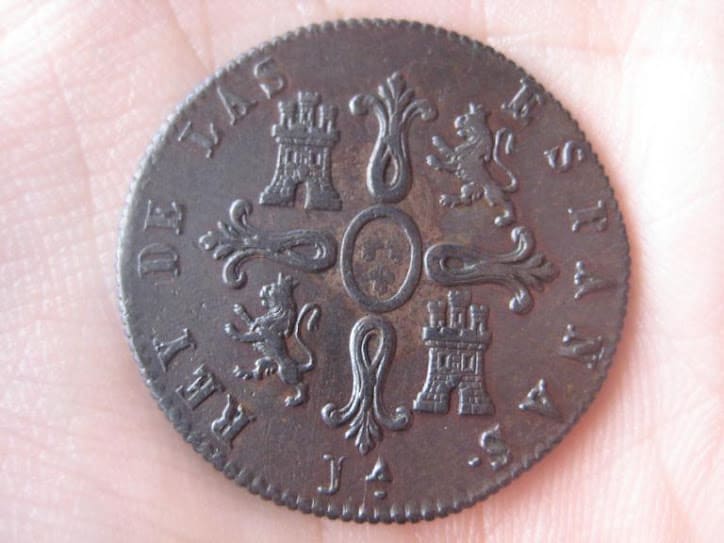 8 maravedís 1822