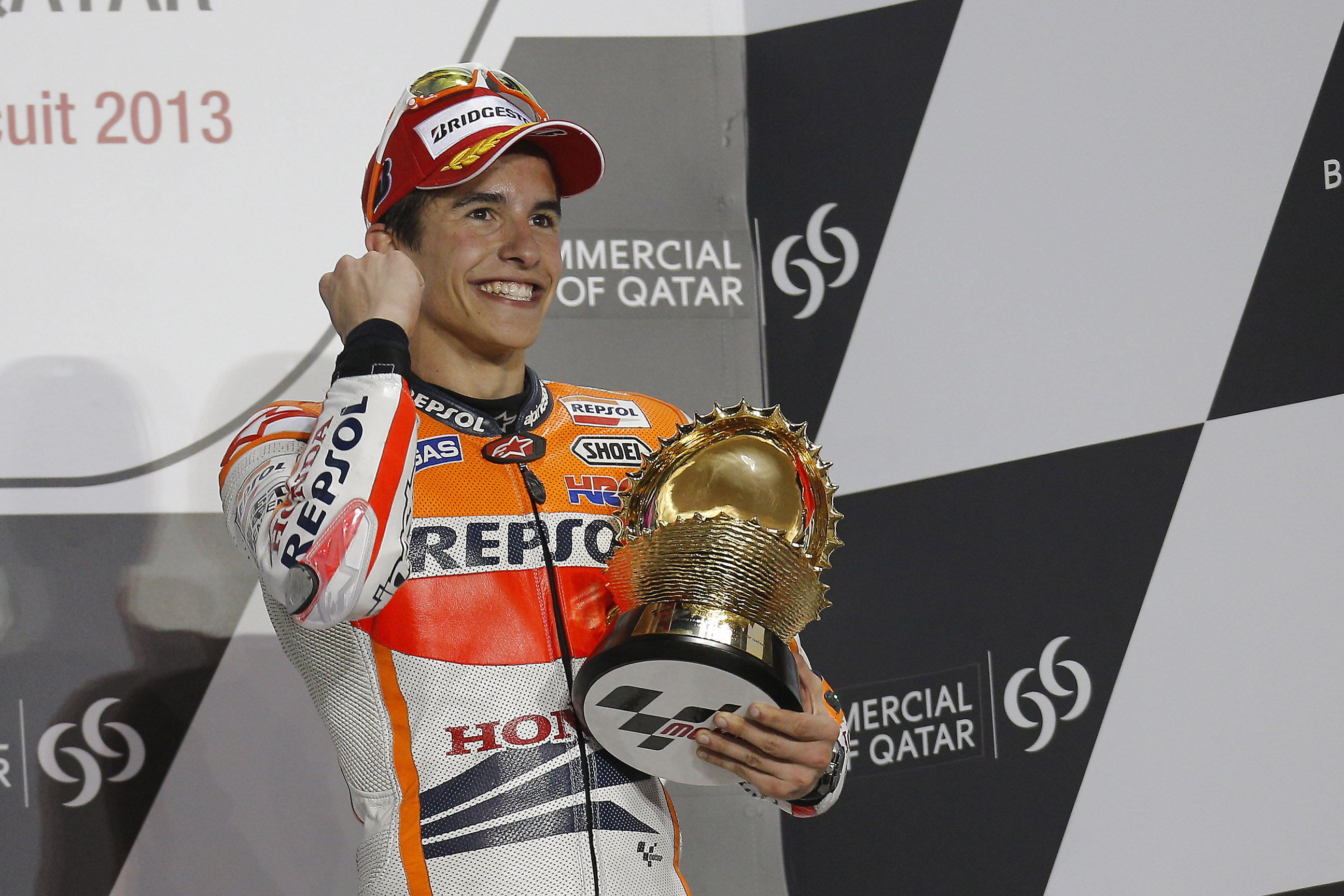 Podio de Márquez en Catar