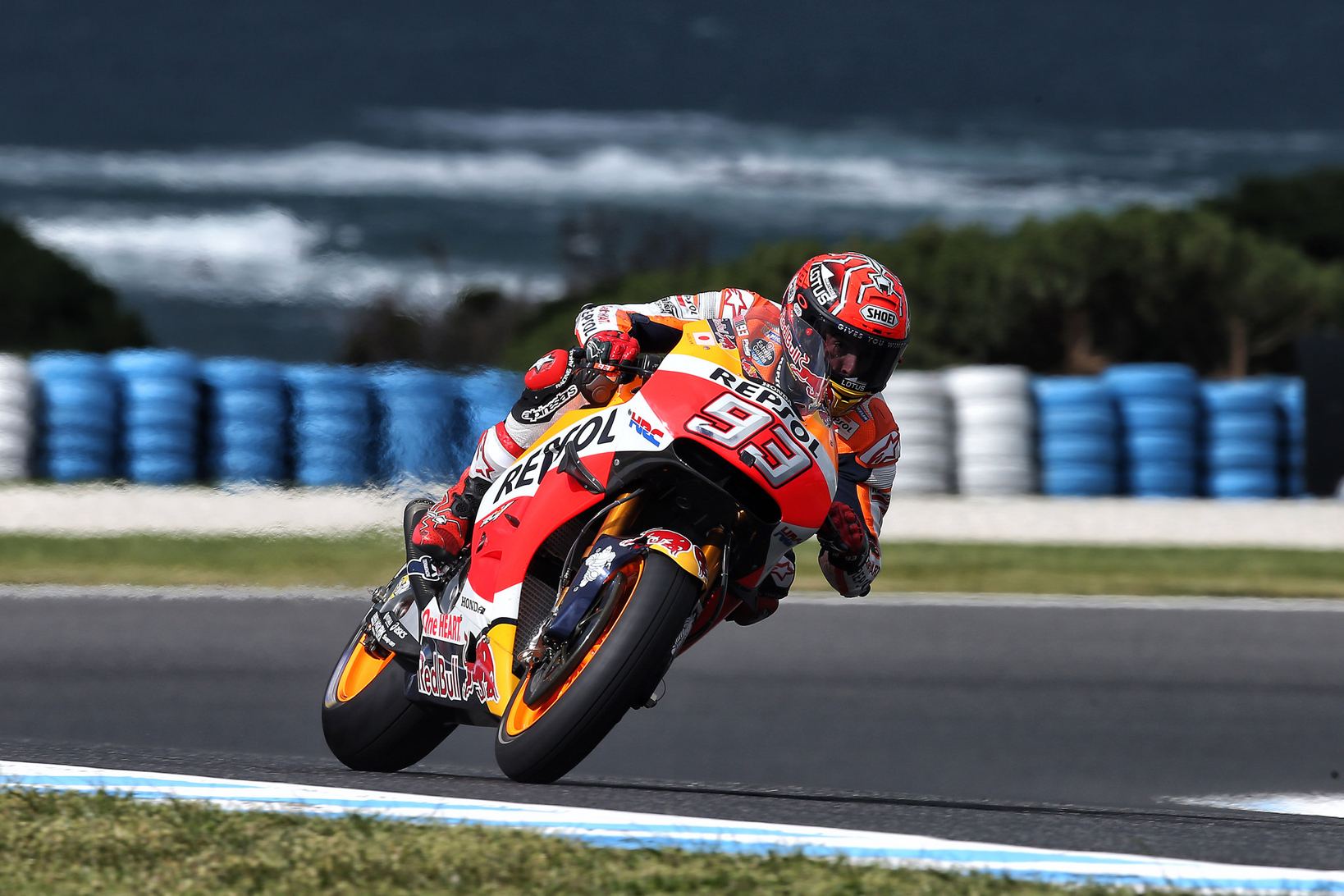Marc Márquez rodando en Phillip Island