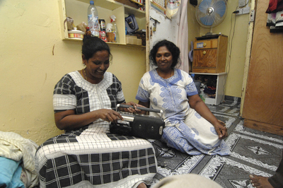 Migrant workers in Dubai