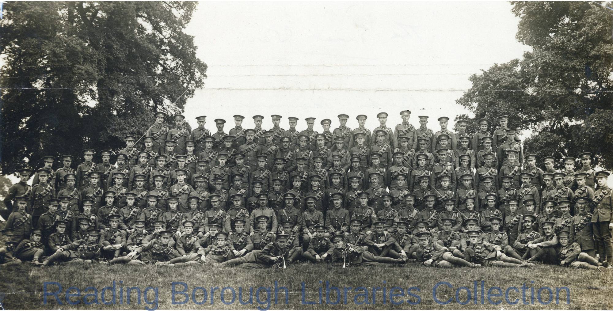 Berkshire Yeomanry in Camp, on Land Lent by Mr, C. E. Keyser, Aldermaston, July 1915. Berkshire Yeomanry in Camp, on Land Lent by Mr, C. E. Keyser, Aldermaston, July 1915.