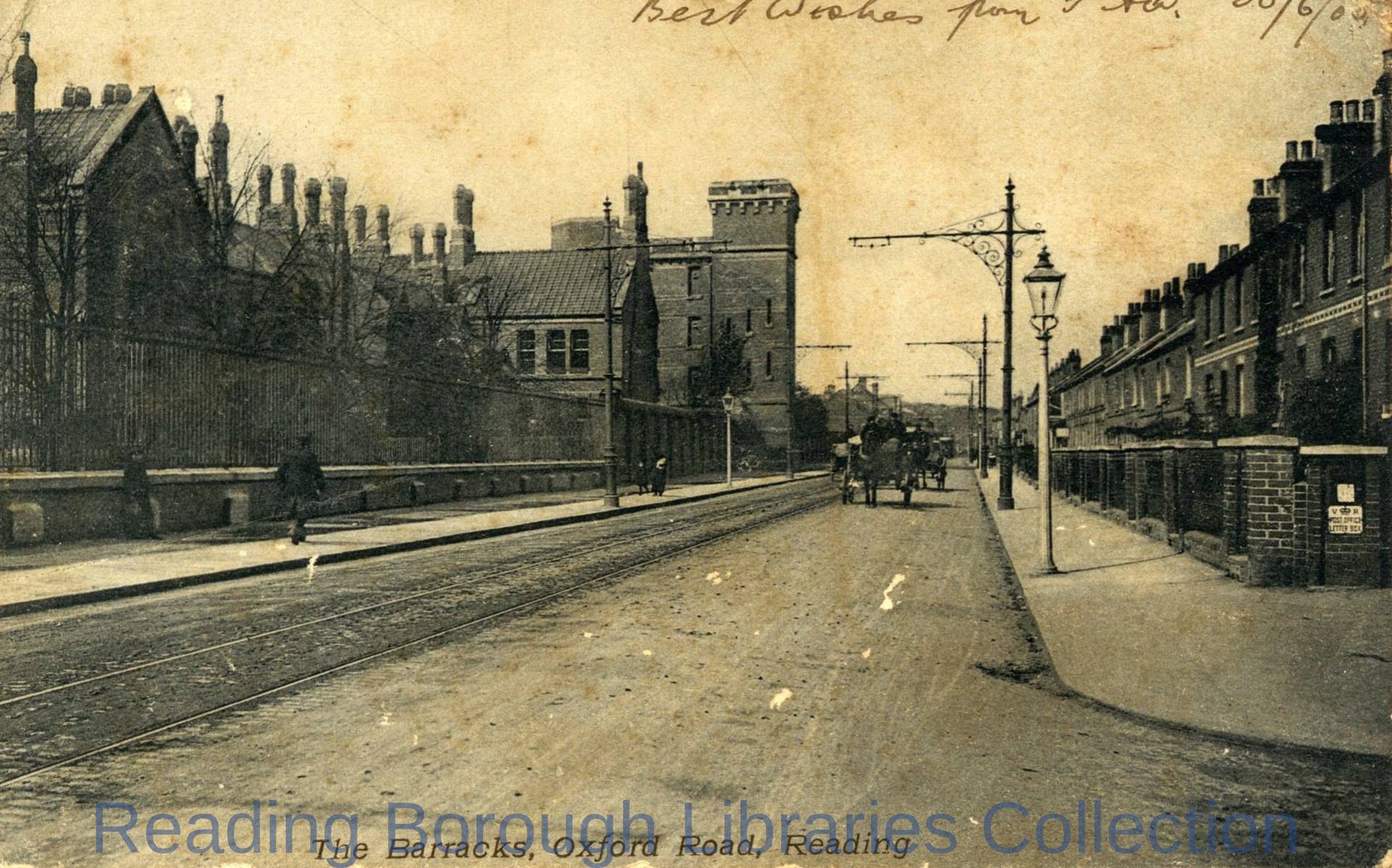 Oxford Road, Reading, looking north. Oxford Road, Reading, looking north.