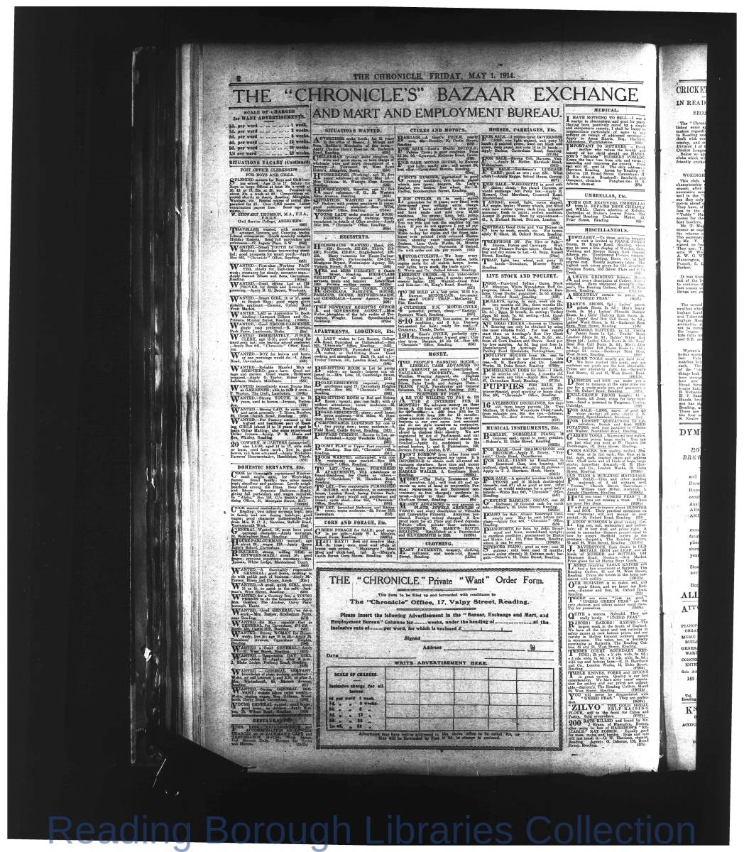 Berkshire Chronicle Reading Saturday, May 1, 1914. Pg 2 Berkshire Chronicle Reading Saturday, May 1, 1914. Pg 2