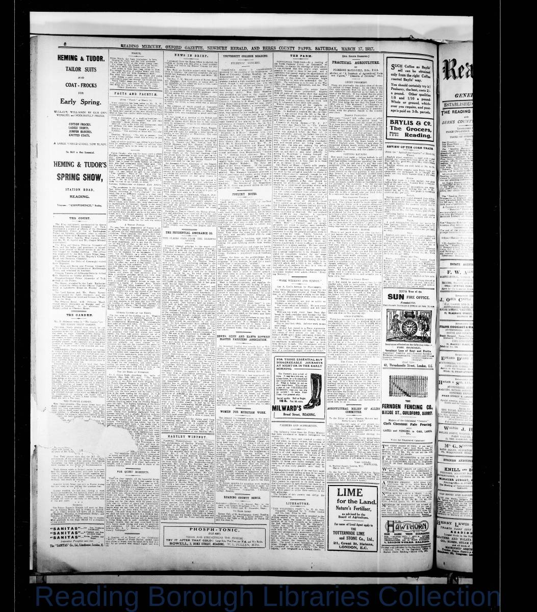 ading Mercury Oxford Gazette Saturday, March 17,1917. Pg 8 ading Mercury Oxford Gazette Saturday, March 17,1917. Pg 8