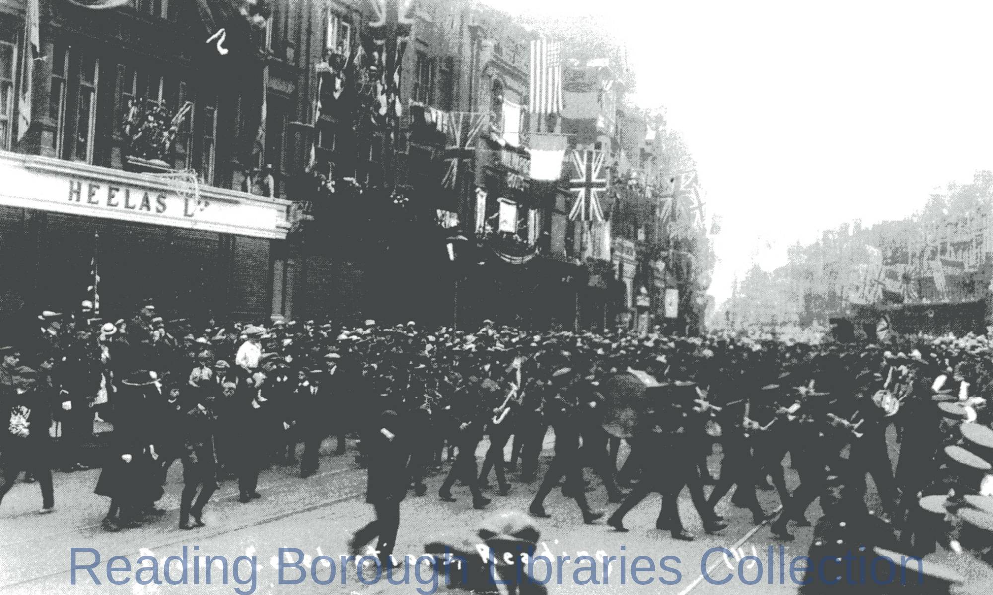 The Peace Celebrations in Broad Street, Reading, 1919 The Peace Celebrations in Broad Street, Reading, 1919