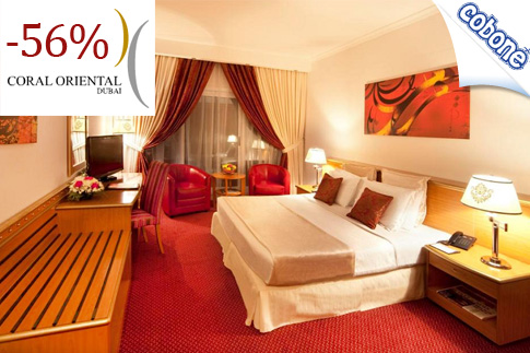 Spend a night at Coral Oriental Hotel Dubai and enjoy a buffet breakfast for 2 people for USD 54 (Value USD 123) – Stay in the heart of Dubai!