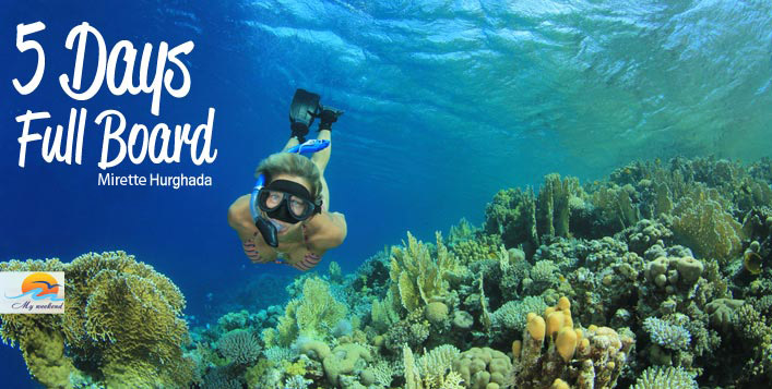 5 days and 4 nights full board in Hurghada