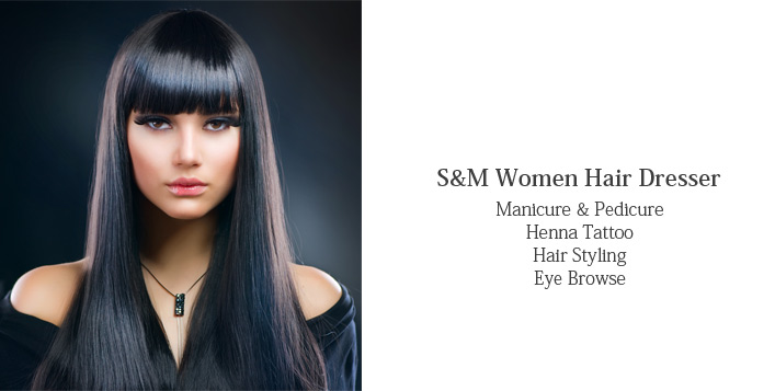 Complete hair, eye brows and nails package 