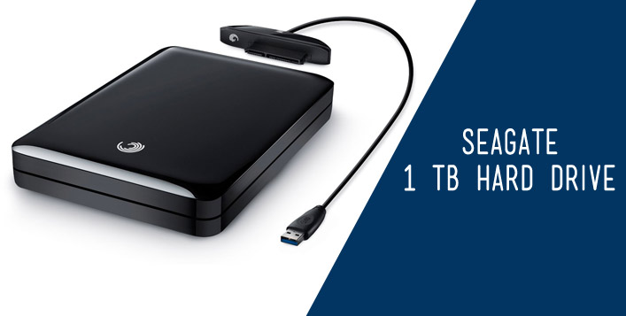 Spacious 1 TB Seagate hard drive