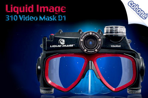 Diving Mask with Built-in Video Camera
