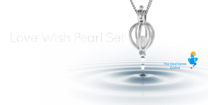 Wish Pearl Necklace & Oyster Drop Pendant