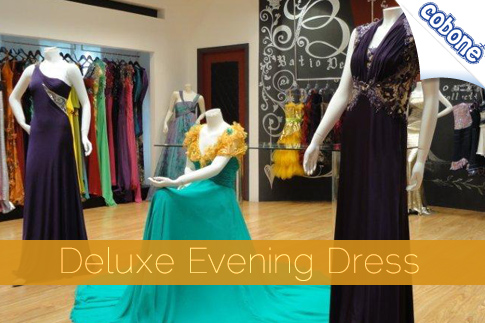 Stand out from the crowd with these extravagant Evening Dresses from Batio Desino for SR 999 (Value SR 2000) – Luxury fabrics and Lebanese designs!