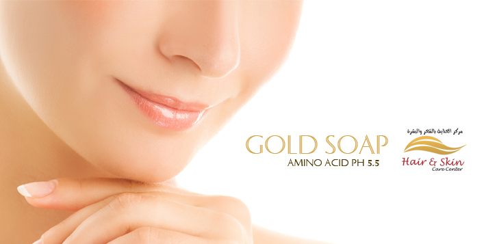 PH 5.5 Balanced Gold Soap from Hair Skin KSA