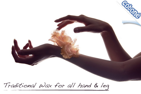 Get rid of unwanted hair with full arms and full legs waxing or Halawah by sayedat Al Bait Salon only for SR60 (original value SR120)—Soft and clean!