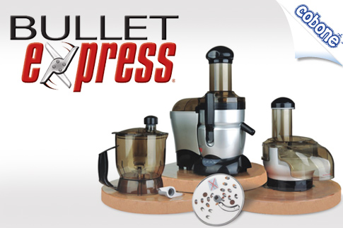 Get the versatile and quick meal preparation device that Cuts and chops like a food processor and mixes and blends like a big stand mixer using the Bullet Expressfor AED 345 (Value AED 700) –Helps you make dough, meatloaf, top your pizza and more! 
