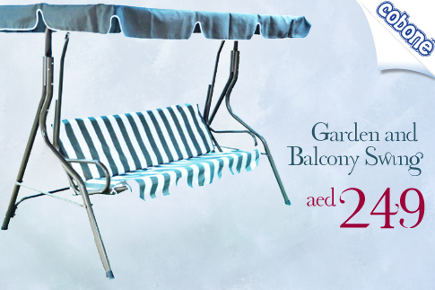 Buy an outdoor swing from Danube for AED 249 (Value AED 499) – A swinging deal!