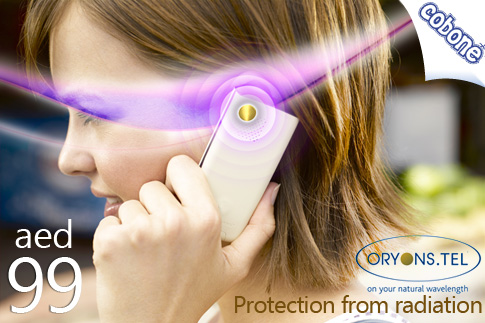 Buy an Oryons.tel disc to reduce the effects of harmful digital radiation for AED 99 (Value AED 415) –Don't be on the receiving end of radiation!