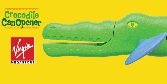 Crocodile Can Opener from Virgin Megastores 