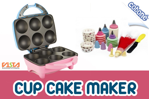 Bake and decorate your own cupcakes with the Cupcake Maker from Vista General Trading for AED 209 (Value AED 495) – Have your cupcakes ready in 8 minutes and the maker has a non-stick surface for fine production of delicious treats! 