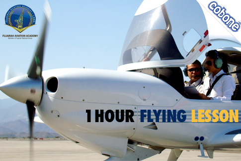 Fly a single-engine airplane and learn to become a Pilot with Fujairah Aviation Academy for AED 609 (Value AED 1080) - Get your wings today and soar the skies!    
