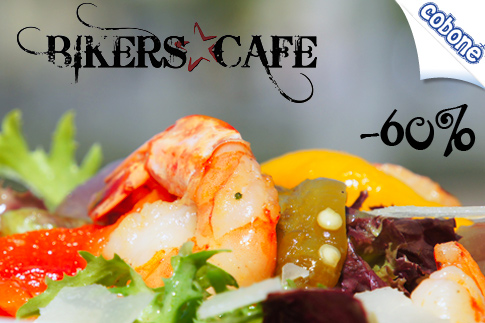 Visit Biker's Cafe and have a soup or salad, main course and dessert for just AED 46 (Value AED 115) – Savour this meal deal!